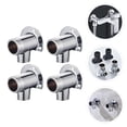 thumbnail image 4 of 4pcs Alloy Shower Concealed Installation To Surface Installation Base Fittings Joint, 4 of 8