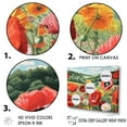 thumbnail image 3 of Designart "Dreams Of Vibrant Red Poppy Fields" Poppy Floater Framed Canvas Art Print, 3 of 5