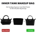 thumbnail image 2 of Felt Handbag Divider With Ample Pockets To Keep Your Shoulder Bag Tidy And Organized Cosmetic Handbag Storage, 2 of 14