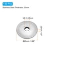 thumbnail image 2 of Uxcell 5.5x25mm 304 Stainless Steel EPDM Bonded Sealing Neoprene Rubber Washers, 50 Pieces, 2 of 6