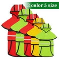 thumbnail image 4 of Waterproof Reflective Dog Raincoat with Hood and Leash Hole Dog Rain Coat Rainwear Rain Jacket Hoodie, 4 of 4