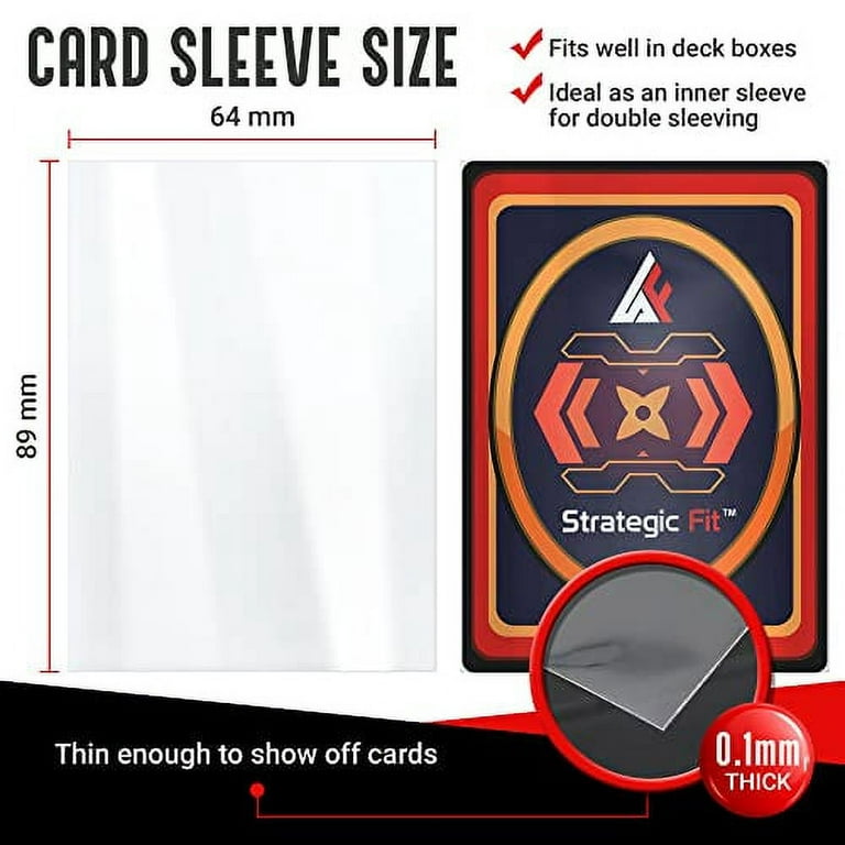 TitanShield (150 Sleeves / Clear) Standard Size Board Game and Matte  Trading Card Sleeves Deck Protector for Magic The Gathering MTG, Pokemon,  Baseball Collection, Dropmix 