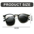 thumbnail image 2 of Conjunto de gafas de sol de viaje, gafas de sol de moda para tiro callejero, hechas de TR, metal, TAC, 2 of 5