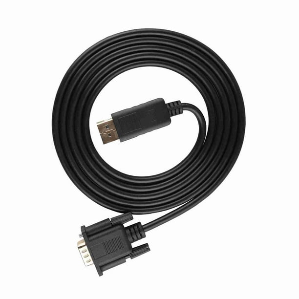 Adaptador convertidor de cable DisplayPort a VGA 18 m HD 1080P para