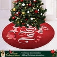 thumbnail image 6 of Coolnut Valentine's&nbsp;Day Love Heart&nbsp;Tree&nbsp;Skirt Double&nbsp;Layers Xmas Tree Skirts, Valentine's&nbsp;Day Holiday Party Indoor Outdoor Home Office Ornaments, 48 Inch, 6 of 6