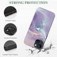 thumbnail image 2 of iPhone 14 Pro Max phone case, high-quality and durable PC plastic phone case, full body shock protection, scratch resistant ultra-thin shell, 6.7 inches, lavender color, 2 of 4