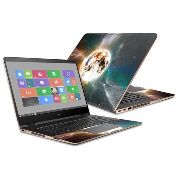 MightySkins HPS360CO15-Moon Explosion Skin Decal Wrap for HP Spectre X360 Convertible 15.6 in. 2017 - Moon Explosion