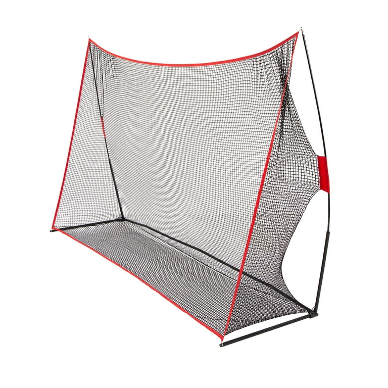 Wakeman 10x7 Heavy-Duty Golf Net with Steel Frame - Indoor and