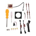 thumbnail image 4 of Fan 3D Print Mount Kit, Game Console Cooling Fan Mount Kit Replacement Silent Easy Installation Black  For Game Accessories, 4 of 8