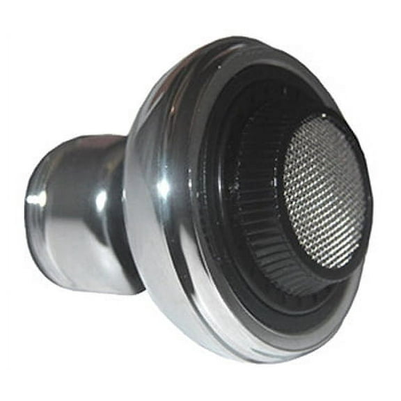 Larsen Supply Swivel Spray Kitchen Sink Aerator Black Plastic - Dual Thread - Black/Chrome