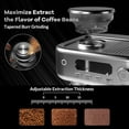 thumbnail image 6 of Garvee Espresso Machine with Grinder, 15 Bar Stainless Steel Professional Espresso Maker W/LCD Display & 2.3L Removable Water Tank for Home Office, Gray, 6 of 9