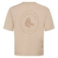 thumbnail image 3 of Men's Levelwear Khaki Boston Red Sox Register Oversized Luxe Signature Knit T-Shirt, 3 of 3