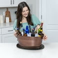 thumbnail image 2 of BREKX Colt Model Set - Buckets 18"L x 10.5"W x 7.5"H Copper Metal with Party Mats, 2 of 8