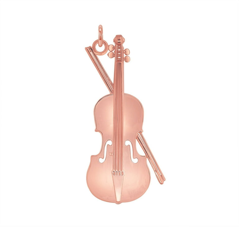Violin clearance necklace pendant