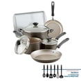 thumbnail image 1 of Juego de ollas 15pzs. Antiadherente. DiamondMax® gris pewter, Cookstar Farberware, 1 of 6