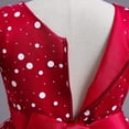thumbnail image 5 of Girls Short Sleeve Christmas Dress Bowknot Ball Gown Princess Dress, 5 of 6