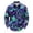 Mint Green, variant on Halloween Graphic Shirts for Men Skull Pumpkin Printed Long Sleeve Shirts Purple M