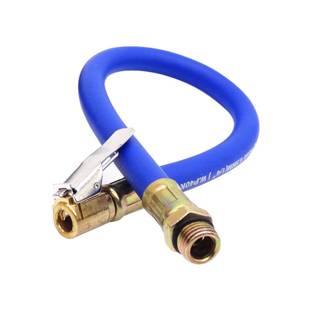 Car Air Rubber Hose Copper Lock Clip Tire Inflator Air Compressor Tyre Hose FH