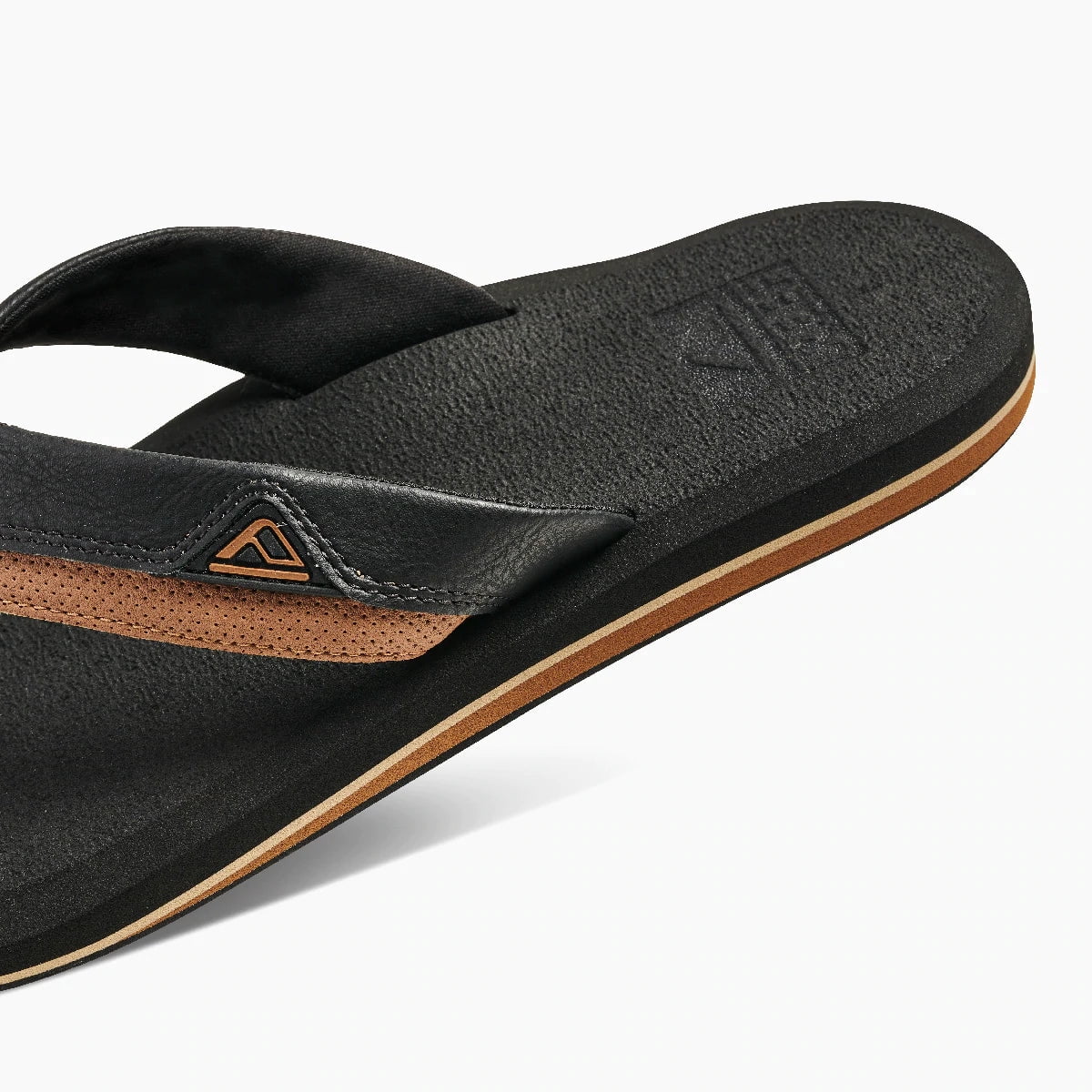 Reef Cushion Dawn Flip-Flops / Sandals - NWT Mens 12 Black / Tan - #48317-A8 Amazon.com | Reef Cushion Dawn Men main image 2