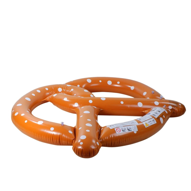 Family Pool Float Giant Pretzel Inflatable Pool Float - 60 Inch ...