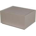 thumbnail image 2 of Marrber Modern Nightstand Stackable Storage Drawers, Modular Bedroom Furniture Set - Storage Cabinet, Bedside Table, Sofa End Table for Bedroom Living Room Hallway Entryway Champagne Small 18", 2 of 7