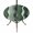 sage green, variant on Round Outdoor Tablecloth with Umbrella Hole and Zipper, Red Ombre Tablecloth with Elastic Waterproof, Abstract Art Moire Ocean Waves Patio Table Covers for 31" - 35" Picnic Pool Tables