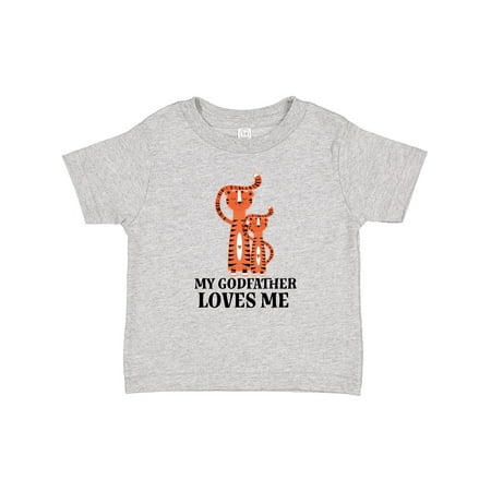 

Inktastic My Godfather Loves Me for Godson Gift Baby Boy T-Shirt