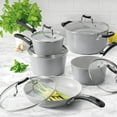 thumbnail image 3 of Starfrit The Rock Terra 10-Piece Cookware Set, Ceramic Non-Stick  Rock.Tec Surface, Thick Aluminum Base, Oven & Dishwasher Safe, PFAS-Free, 3 of 8