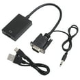 thumbnail image 3 of Adaptadora VGA Para Computadora, Convertidor De Señal De Conversión Analógica A Digital Con Para Entrada De Video VGA - Experiencia HD 1080P, Transmisión Estable, 3 of 8
