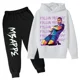 thumbnail image 3 of Conjunto de sudadera y pantalones con estampado de Mbappé para niños, primavera y otoño, ropa deportiva de 2 piezas para niños y niñas, ropa para niños, 3 of 5
