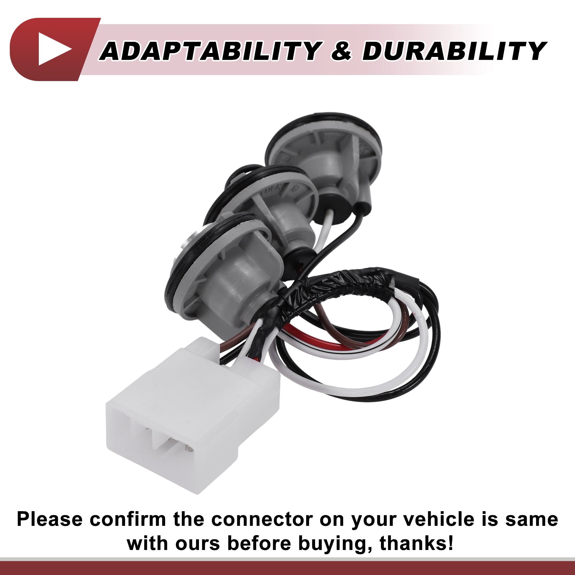 Unique Bargains Tail Light Socket Wiring for Subaru Impreza 1993-2001