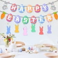 thumbnail image 4 of KCEHTA Easter Banner, Happy Easter Banner, Easter Hanging Paper Banner, Easter Decorations Banner, Easter Decorations Indoor, Easter Birthday Party Decorations, 4 of 7