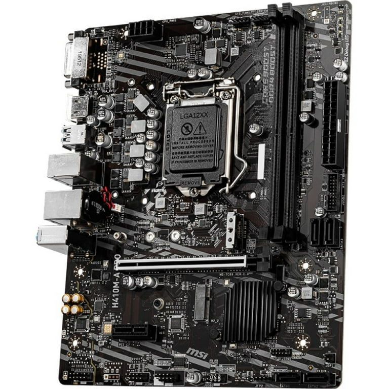 MSI H410M-A PRO Desktop Motherboard - Intel H410 Chipset - Socket