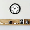 thumbnail image 5 of La Crosse Technology 10 inch Classic Black Atomic Analog Wall Clock, WT-3102B, 5 of 6