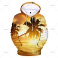thumbnail image 3 of Sudadera con capucha de árbol de playa, molino de viento, vacaciones, 3D, para hombre, informal, de manga larga, para otoño, ropa de calle de gran tamaño, 3 of 5