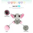 thumbnail image 6 of Dollibu Sparkling Big Eye Plush Soft Stuffed Animal Teddy Bear - Small Elephant, 6 of 7