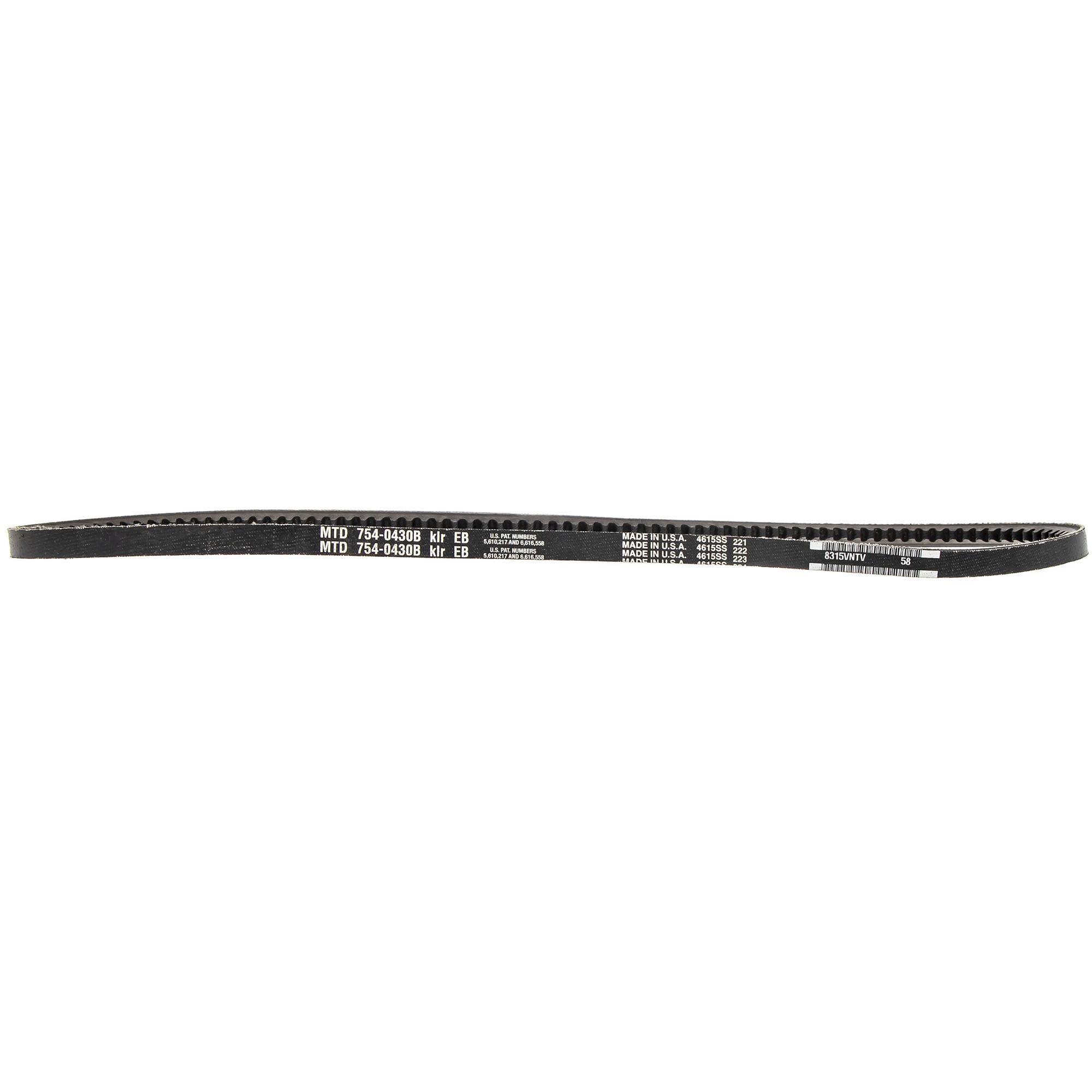 MTD 954-0430C Auger Drive V-Belts 2-PACK
