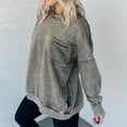 thumbnail image 6 of Gkeoshab Vintage Christmas Women's Washed Cotton Oversized Crewneck Sweatshirt, Ultra-Soft Vintage Pullover with Dropped Shoulders for a Relaxed and Cozy Loungewear Essential. JN L, 6 of 9