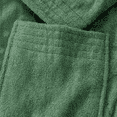 thumbnail image 3 of Cotton Terry Cloth Men's Bathrobe with Hooded,Classic Towel Full Length Robe One Size, 3 of 5