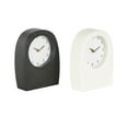 thumbnail image 6 of DecMode 9" Multi Colored Wood Textured Clock with Gold Accents, Set of 2, 6 of 9
