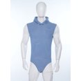 thumbnail image 7 of iixpin Men Nightwear Cosplay Party Sleep Wear Casual Wear Casual Look Wedding Outfit Pajamas Loungewear Blue XXL, 7 of 7