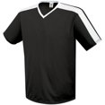 thumbnail image 1 of Maillot de Soccer Genesis Adulte, Noir & Blanc - Petit, 1 of 1