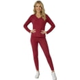 thumbnail image 1 of Conjunto Mujer 2 Piezas Blusa Manga Larga Y Pants Ajuste Cómodo Casual, 1 of 5