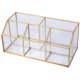 thumbnail image 1 of Organizador De Cosméticos, Organizador De Maquillaje De Cristal, Soporte Para Brochas, Estuche De Maquillaje Decorativo Transparente Para Brocha, Pintalabios, Esmalte De Uñas seitruly HA034905-00, 1 of 6