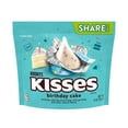 thumbnail image 2 of Hershey's Kisses Birthday Cake Flavored Candy, Share Pack 10 oz, 2 of 9
