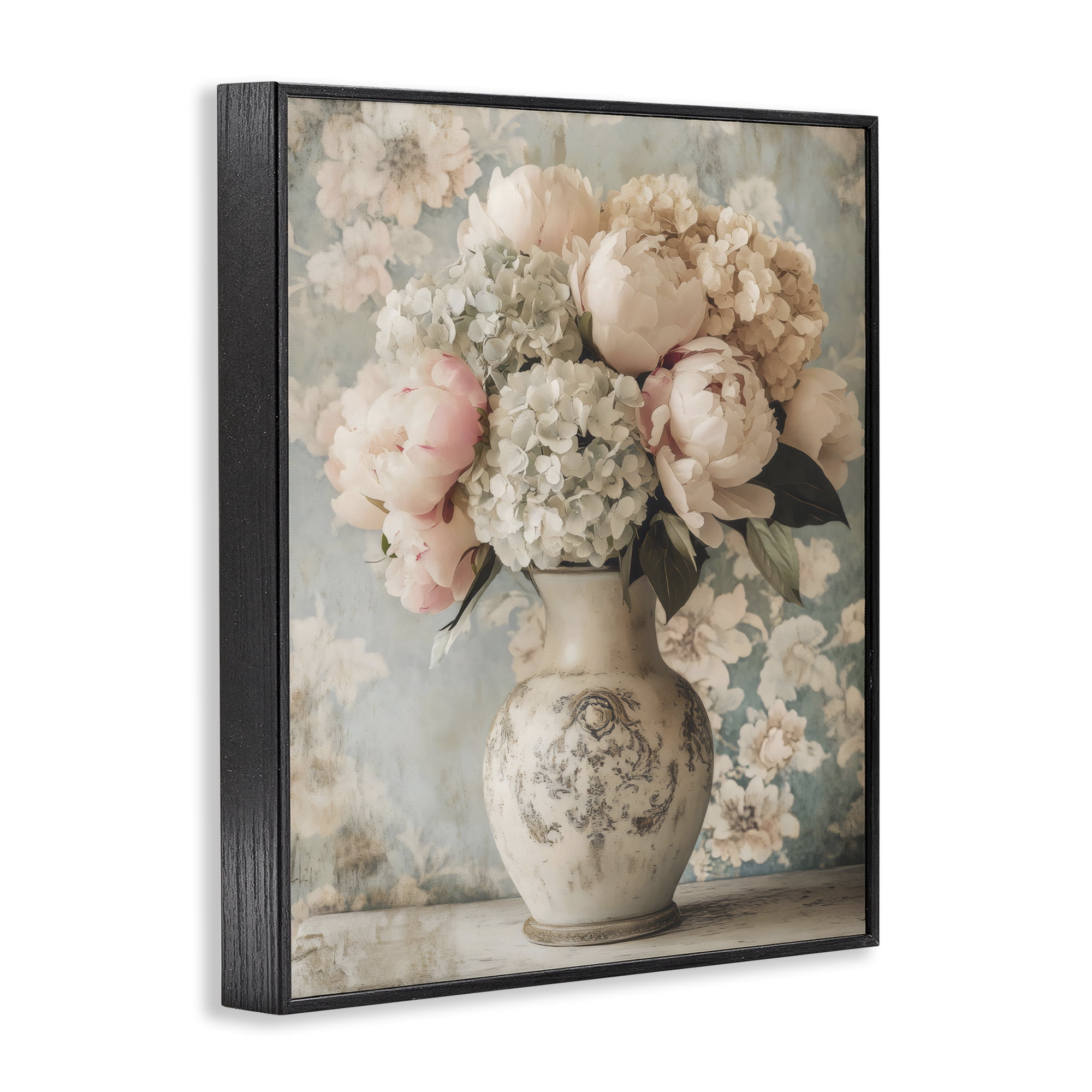 Stupell Industries Delightful Arrangement of Flowers Black Framed Giclee Art, design by Creative Studio
