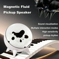 thumbnail image 4 of NEW Ferrofluid Sound Visualizer, Rechargeable Music Rhythm Speaker with Magnetic Pickup,Home Decoration Holiday Gift White, 4 of 5
