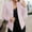 Pink, variant on Womens Blazers For Work Casual Sevevn Womens Casual Solid Color Suit Jacket With Pockets Blazer Top