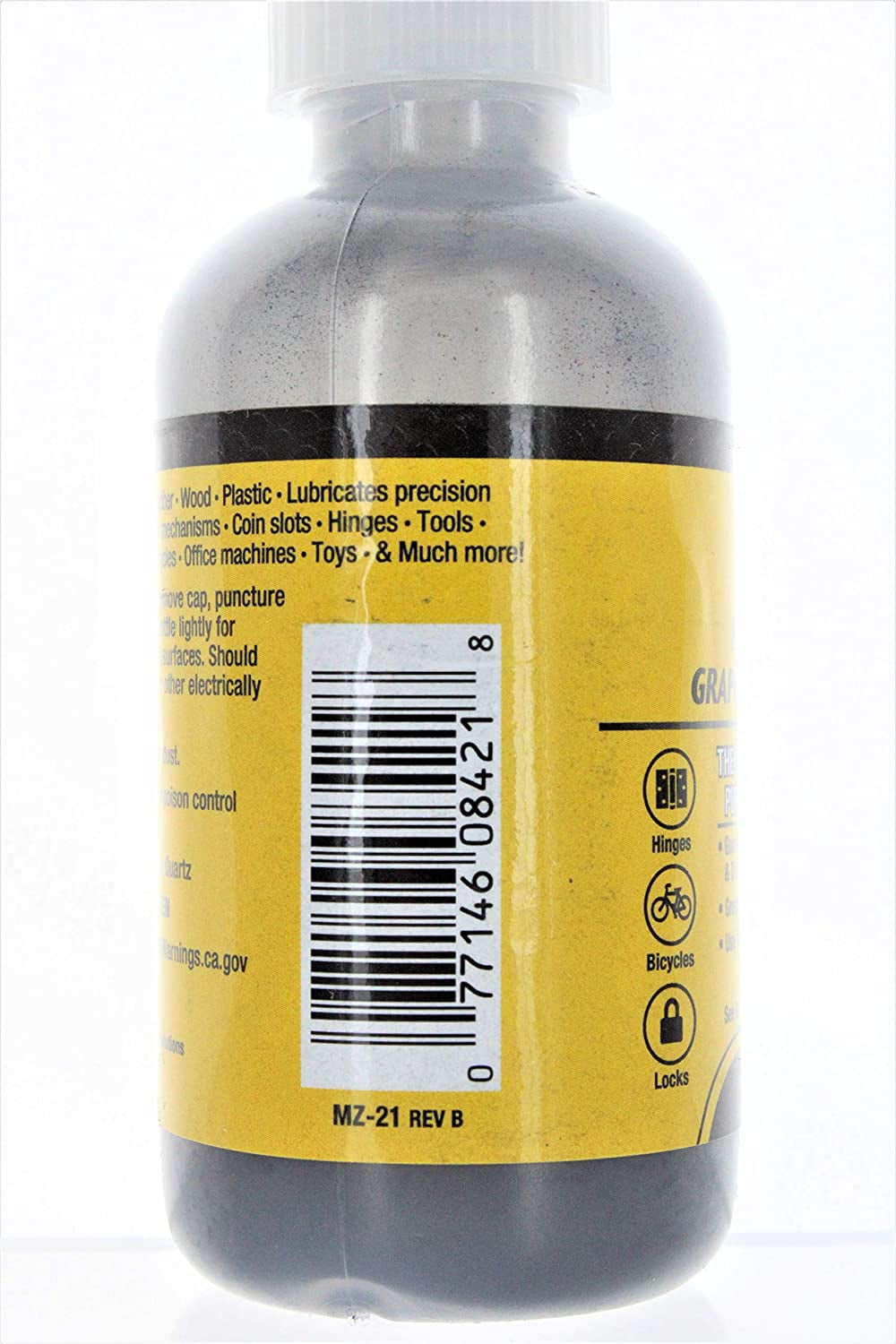 AGS MZ-21 Mr Zip 2 oz Extra Fine Graphite Lubricant