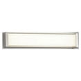 thumbnail image 3 of WAC Lighting Svelte 16" 1-Light 2700K Aluminum Bathroom Vanity Light in Nickel, 3 of 4
